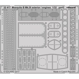 Eduard Mosquito B Mk.IX exterior / engines 1/32 dla HKM