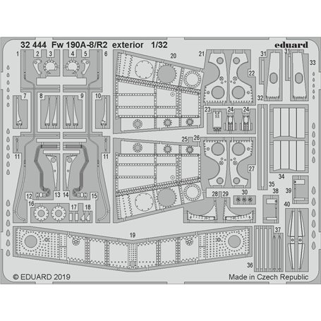 Eduard Fw 190A-8/R2 exterior 1/32 dla REVELL