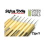 Green Stuff World 8x Sculpting STYLUS tool set 