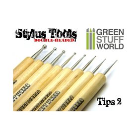 Green Stuff World 8x Sculpting STYLUS tool set 