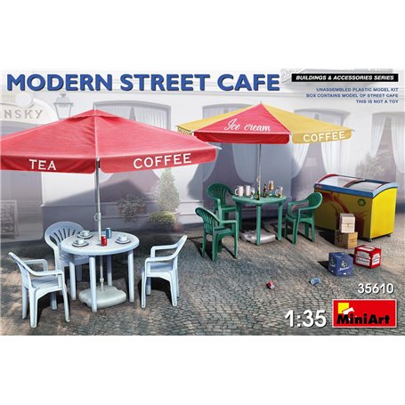 Mini Art 35610  Modern Street cafe