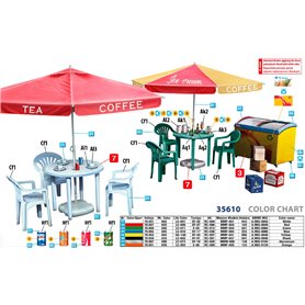 Mini Art 1:35 MODERN STREET CAFE