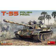 Mini Art 1:35 T-55 - POLSKA PRODUKCJA 