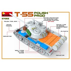 Mini Art 1:35 T-55 - POLSKA PRODUCKJA