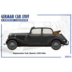 Mini Art German car 170V Cabrio saloon