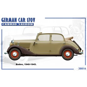 Mini Art German car 170V Cabrio saloon