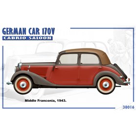 Mini Art German car 170V Cabrio saloon