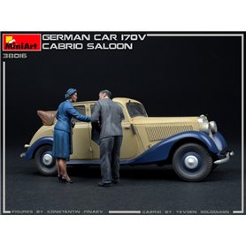 Mini Art German car 170V Cabrio saloon