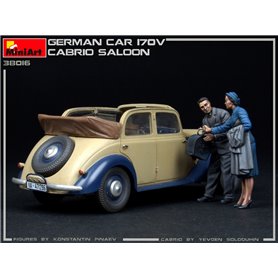 Mini Art German car 170V Cabrio saloon