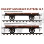 Mini Art 39004 Railway non-brake Flatbed 16,5t