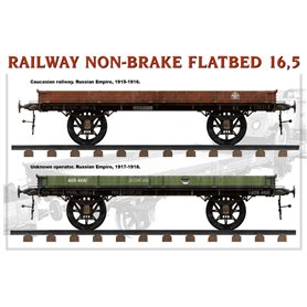 Mini Art 39004 Railway non-brake Flatbed 16,5t
