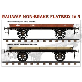 Mini Art 39004 Railway non-brake Flatbed 16,5t