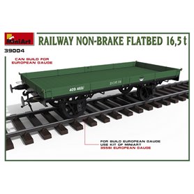 Mini Art 39004 Railway non-brake Flatbed 16,5t