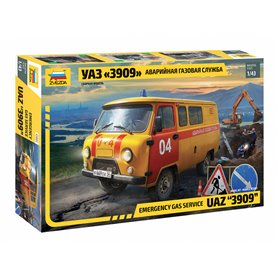 Zvezda 43003 UAZ Gas Service Car  1/43