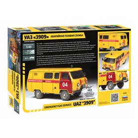 Zvezda 43003 UAZ Gas Service Car  1/43