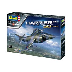 Revell 1:32 Hawker Harrier GR.1 - 50 YEARS - z farbami
