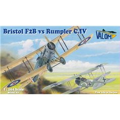 Valom 1:144 Bristol F2B vs Rumoler C.IV - 4 modele