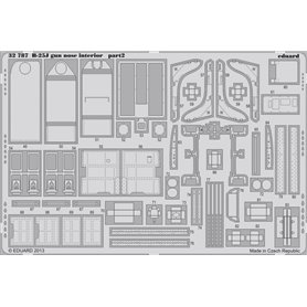Eduard B-25J gun nose interior S.A. 1/32 dla HKM