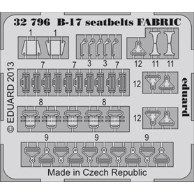 Eduard B-17 seatbelts FABRIC 1/32 dla HKM