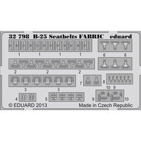 Eduard B-25 seatbelts FABRIC 1/32 dla HKM