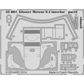 Eduard Gloster Meteor F.4 interior S.A. 1/32 dla HKM