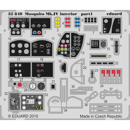 Eduard Mosquito Mk.IV interior S.A. 1/32 dla HKM