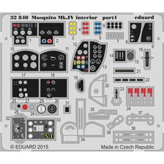 Eduard 1:32 Elementy wnętrza do de Havilland Mosquito Mk.IV dla HKM