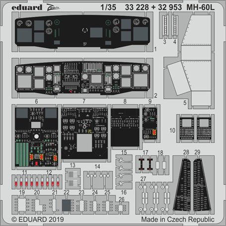 Eduard MH-60L 1/35 dla KITTY HAWK