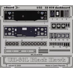 Eduard 1:35 Dashboard for UH-60L - Academy - ZOOM