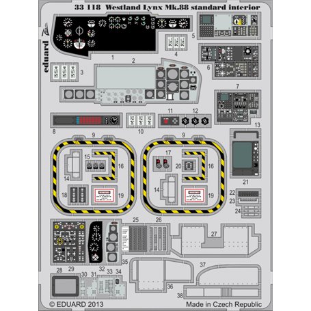 Eduard Lynx Mk.88 interior 1/32 (S.A.) dla REVELL