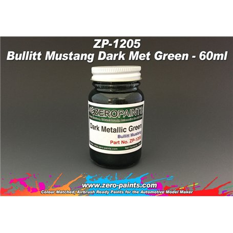 Zero Paints 1205 Bullit Mustang Dark Met Green 60m
