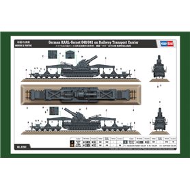 Hobby Boss 82961 Mörser KARL-Gerät 040/041 on Rail