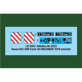 Hobby Boss 85523 Russian KrAZ-260B & ChMZAP-5247G