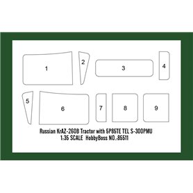 Hobby Boss 85523 Russian KrAZ-260B & ChMZAP-5247G