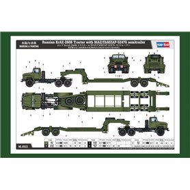Hobby Boss 85523 Russian KrAZ-260B & ChMZAP-5247G