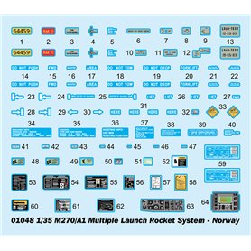 Trumpeter 01048 M270/A1 multi-barrel rocket system