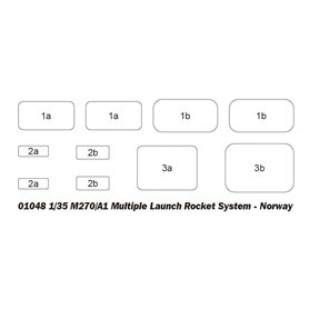 Trumpeter 01048 M270/A1 multi-barrel rocket system
