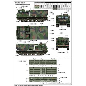 Trumpeter 01048 M270/A1 multi-barrel rocket system