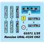 Trumpeter 01071 Russian Ural-4320 CHz