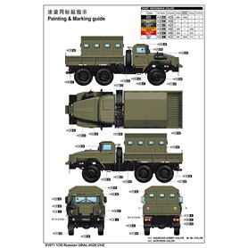 Trumpeter 01071 Russian Ural-4320 CHz