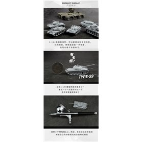 U-STAR 1:144 T-59 - MAIN BATTLE TANK