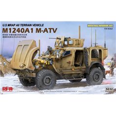 RFM 1:35 MRAP M1240A1 M-AT - US ALL TERRAIN VEHICLE - z pełnym wnętrzem