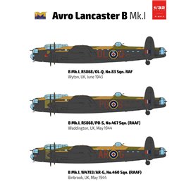 HK Models 1:32 01E010 Avro Lancaster B Mk. I 1/32