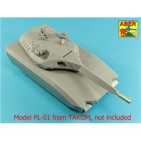 ABER 1:35 Metalowa lufa 105mm do PL-01 CONCEPT