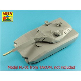 ABER 1:35 Metalowa lufa 105mm do PL-01 CONCEPT