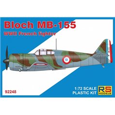 RS Models 1:72 Bloch MB-155 - WWII FRENCH FIGHTER 