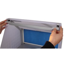Komora lakiernicza z oświetleniem LED