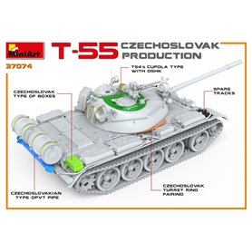 Mini Art 37074 T-55 Czechoslovak Prod.