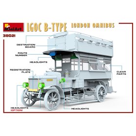 Mini Art 38021 LGOC B-Type London Omnibus