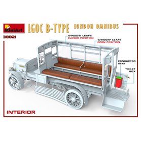 Mini Art 38021 LGOC B-Type London Omnibus
